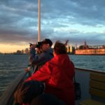 Photography on bow of Manhattan