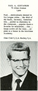 Paul Gustafson yearbook photo