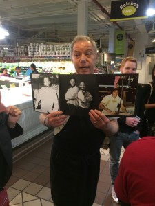 Exploring the Essex Street Market today with one of the longest-tenured vendors, Ron Budinas of Rainbo's Fish.