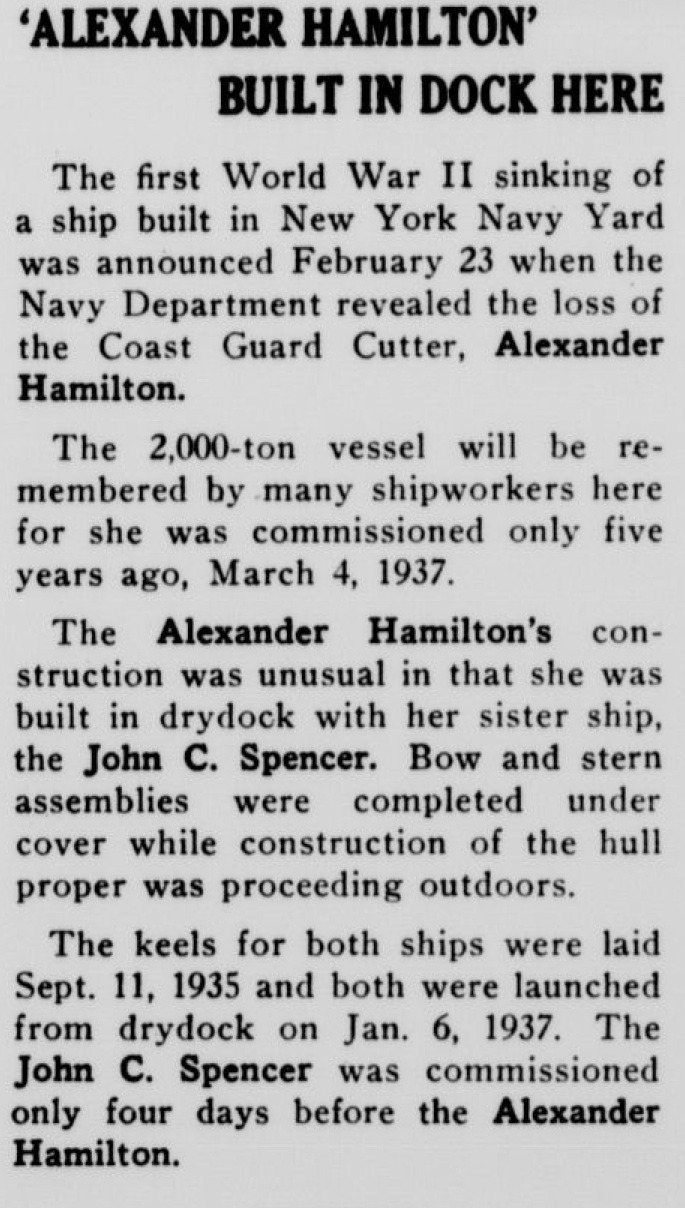 Brooklyn Navy Yard Shipworker, March 16, 1942. Credit: Brooklyn Navy Yard Archive