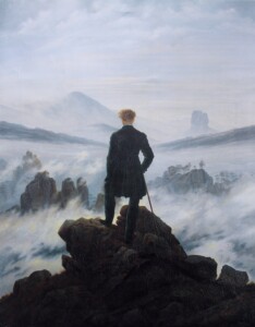 Caspar David Friedrich, "The Wanderer Above the Sea of Fog" (1818)