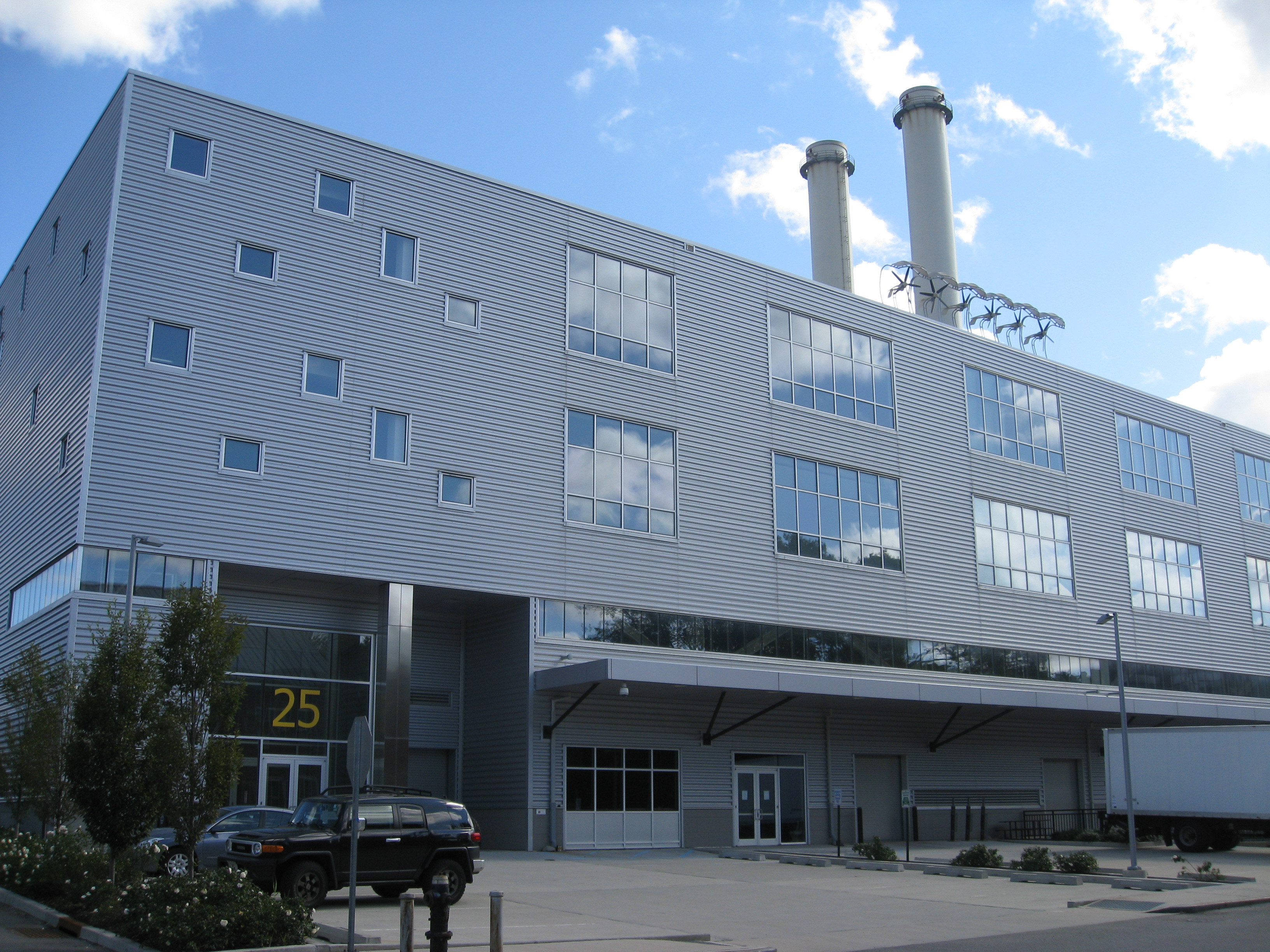 Brooklyn Navy Yard Building 25, a modern-looking industrial building