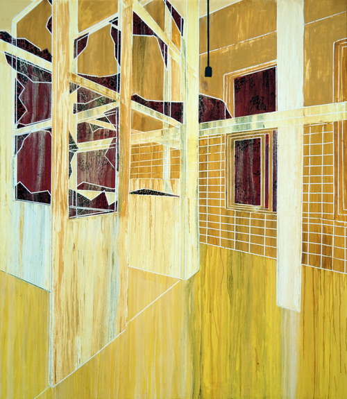 Natacha Mankowski, "Space #6," oil on canvas.