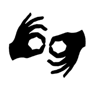 American Sign Language Accessibility Symbol